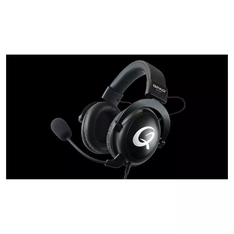 Peakomplekt QPAD QH-91 juhtmega peakomplekt, peapaelaga, ümberkõrvaklapiga, 15–25000 Hz, 2 m kaabel, must