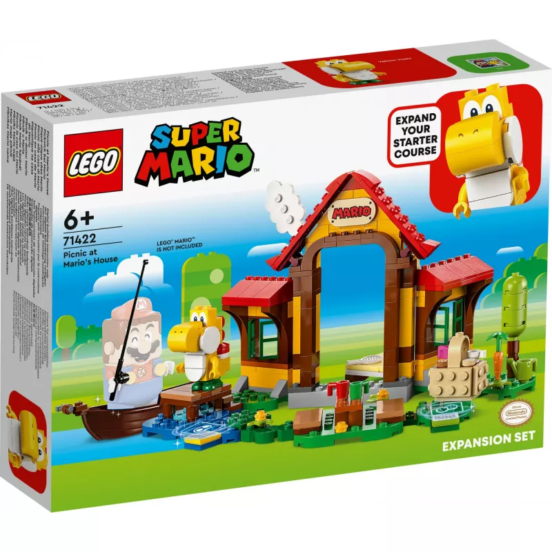 LEGO SUPER MARIO 71422 LAIENDUSKOMPLEKT - PIKNIK MARIO MAJAS