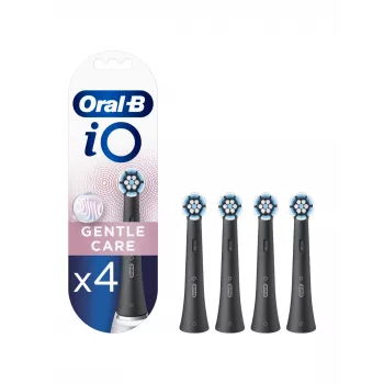 Hambaharipead Oral-B iO Gentle Care — 4 tk pakend, mustad vahetuspead