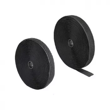 DeLOCK tugev haak- ja aasateip 15 m x 25 mm must