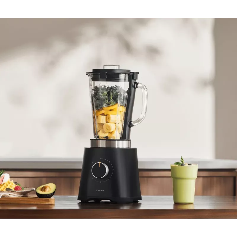 Köögiblender Xiaomi BHR8936EU — 600 W, 1,75 L kann, 5 kiirust, pöördnupp, roostevabast terasest terad, must