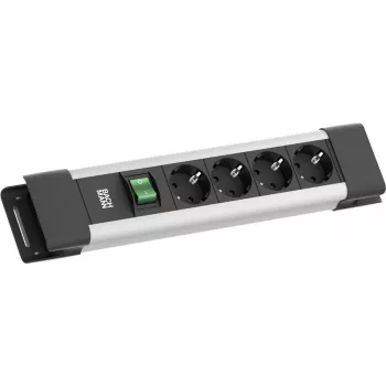 Pikendusjuhe Bachmann CONNECTUS 4×CEE7/3 1×Lüliti 2,0 m CEE7/7 Hall