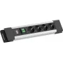 Pikendusjuhe Bachmann CONNECTUS 4×CEE7/3 1×Lüliti 2,0 m CEE7/7 Hall