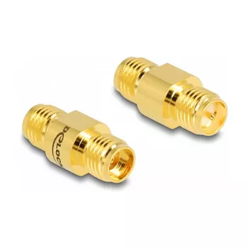 DeLOCK adapter RP-SMA pesa - SMA pesa 8mm läbimõõt 17,1mm laius