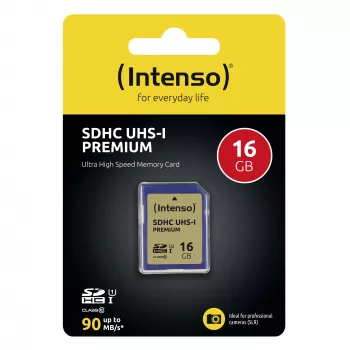 Mälukaart Intenso 16GB SDHC UHS-I Class 10 3421470