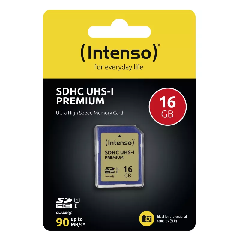 Mälukaart Intenso 16GB SDHC UHS-I Class 10 3421470
