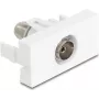 DeLOCK 90844 pistikupesa IEC F valge 75 Ω isane