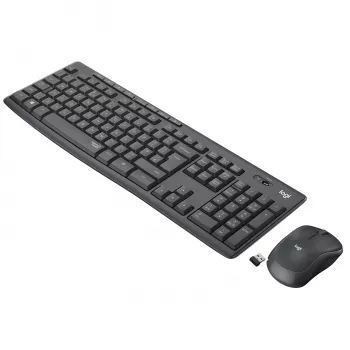 LOGITECH MK295 Vaikne juhtmevaba komplekt GRAPHITE
