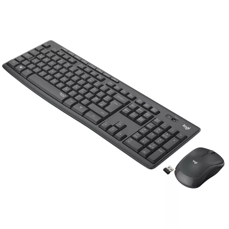 LOGITECH MK295 Vaikne juhtmevaba komplekt GRAPHITE