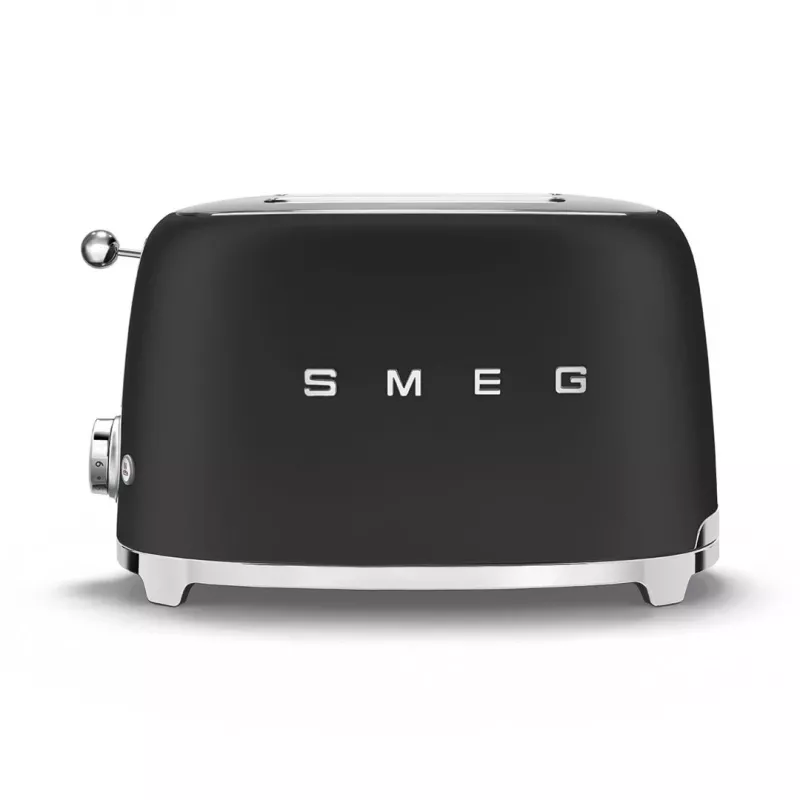 Röster Smeg 50's Style TSF01BLMEU 2 viilu Must Roostevaba teras