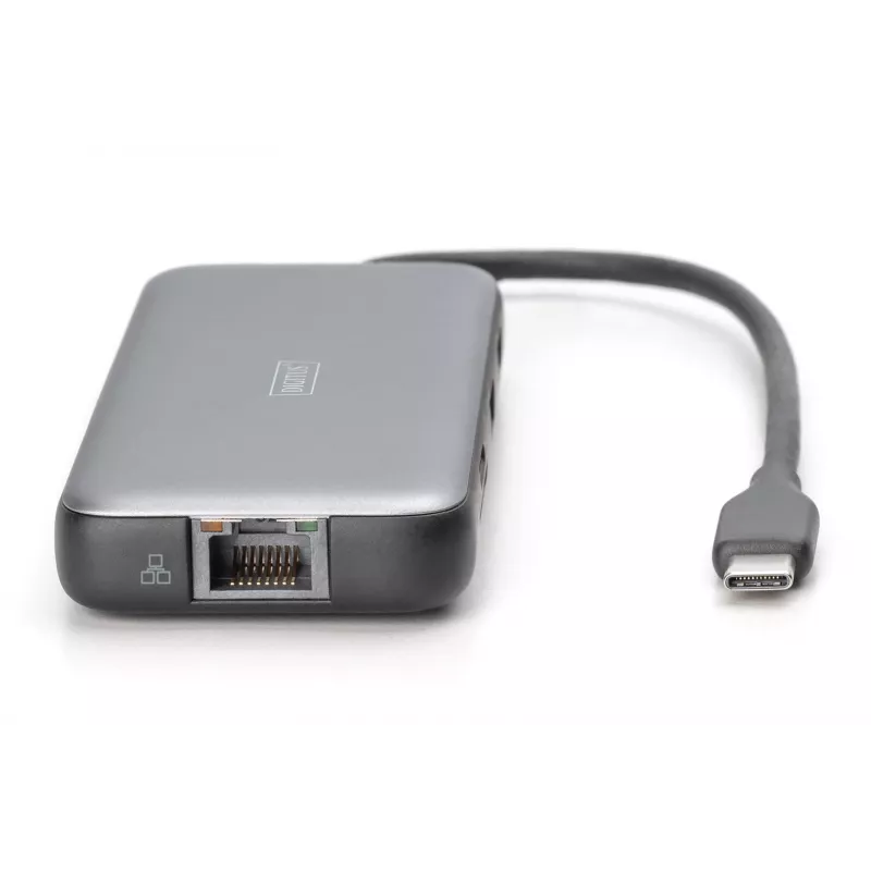 USB-C dokkimisjaam Digitus DA-70915 8-pordiline 100W Power Delivery
