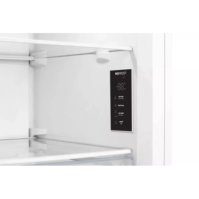 Püstkülmik Gorenje FN617EEW5 — 240 L, No Frost, 172 cm kõrgus, vabaltseisev, valge, ekraan, energiaklass E