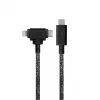 Laadimis- ja andmekaabel native union Belt kaabel Duo Pro USB-C to USB-C and Lightning Must