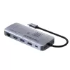 UNITEK AKTIIVNE JAOTUR USB-C 10GBPS,M.2,HDMI, PD 100W