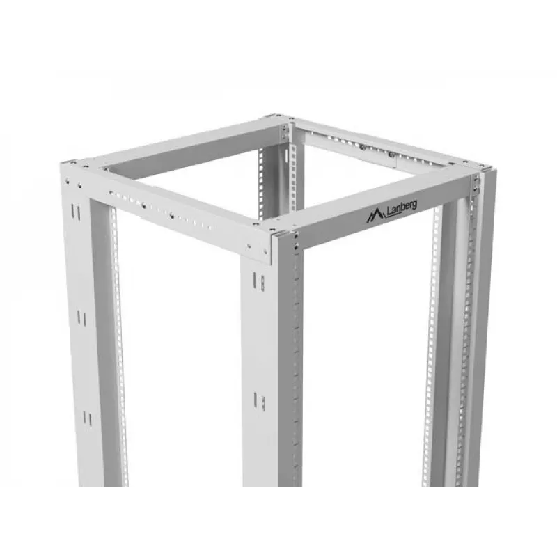 LANBERG 19-tolline avatud raamiga rack 27U 600x800 mm hall, 27U avatud raamiga serveririiul