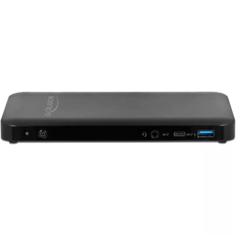 Delock USB Type-C DP 1,4 dokkimisjaam 4K - dokkimisjaam - USB-C 3.2 Gen 2 - HDMI, DP - 1GbE - 85 W (87746)
