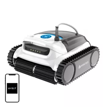 Juhtmega basseinipuhastusrobot Wybot M1C tõhusa imemise ja lihtsa navigeerimisega