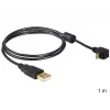USB-kaabel DeLOCK USB2.0 1m Micro-USB B Must
