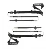 Matkakepid Leki Sherpa FX reguleeritavad 120–140 cm, must