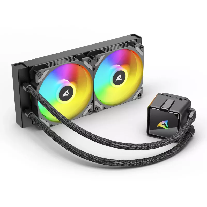 CPU vesijahuti Sharkoon S50 ARGB, must