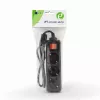 Gembird EG-PSU3-01 toitepikendus 0,6 m 3 vahelduvvoolu pistikupesa Siseruumides Must