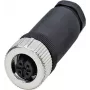 Phoenix SACC-M12FS-4CON-PG7-M M12 Must - Roostevaba Terase Traatühendus (1681127)
