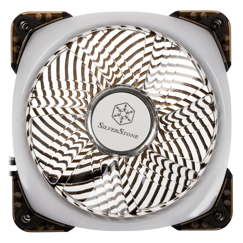 SilverStone SST-AP124-ARGB 120 mm ARGB-korpuseventilaator - must