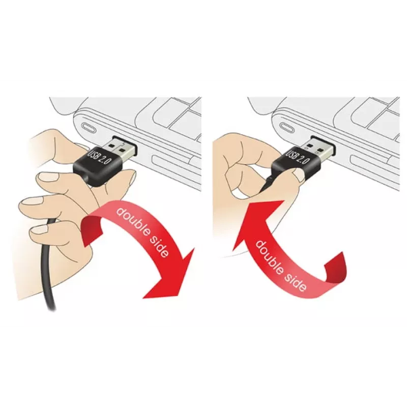 USB-kaabel DeLOCK 3m USB 2.0 A - mini USB m/m