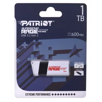 USB-mälupulk PATRIOT PEF1TBRPMW32U — 1 TB, USB Type-A, USB 3.2 Gen 2, valge