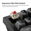 Mehaaniline klaviatuur Keychron Q1 Ultra 8K — 75% formaat, USB + RF Wireless + Bluetooth, RGB LED, must