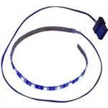 LED ribavalgusti Inter-Tech 88885448 300 mm must sinine 18 lampi