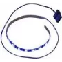LED ribavalgusti Inter-Tech 88885448 300 mm must sinine 18 lampi