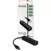 Inter-Tech Argus IT-310 - Hub - 3 x SuperSpeed USB 3.0 + 1 x 10/100/1000 - Lauaarvuti (88885439)