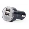 Autolaadija Gembird EG-U2C2A-CAR-02, 12–24 V sisend, 5 V/2,1 A väljund, 2× USB 2.0, must
