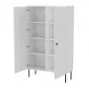 Vitriinkapp cama meble PALAZZO BIS 1000×390×1660 mm valge matt