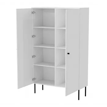 Vitriinkapp cama meble PALAZZO BIS 1000×390×1660 mm valge matt