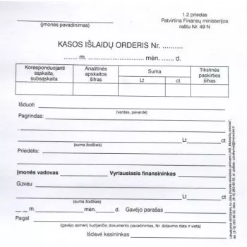 Sularaha väljamakse blanketid, A6 (100) 0720-034