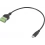 Renkforce USB-C adapterkaabel [1x pistik - 1x klamberühendus] RF-6443952 30 cm (RF-6443952)