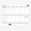 Horisontaalne lauakalender Memo PVC 2026m. Must