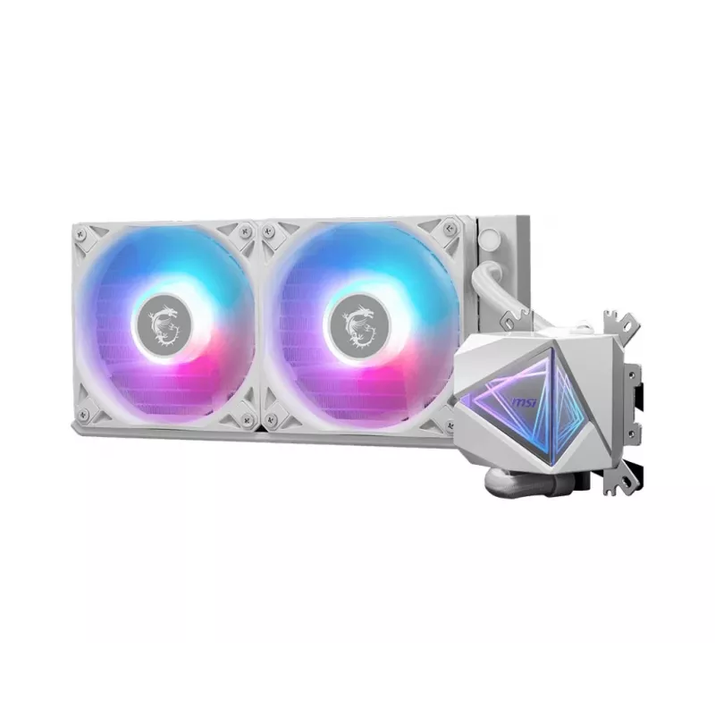 MSI MAG Coreliquid I240 protsessorivedelikjahutuskomplekt 12 cm Valge 1 tk