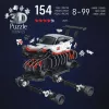 3D puzzle Ravensburger Iconics Porsche 911 GT3 Cup – mudelikoopia komplekt