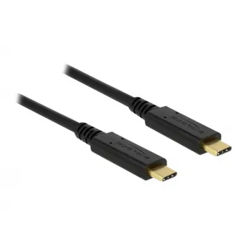 DeLOCK 85531 USB-kaabel USB 3.2 Gen 2 1 m USB C Must