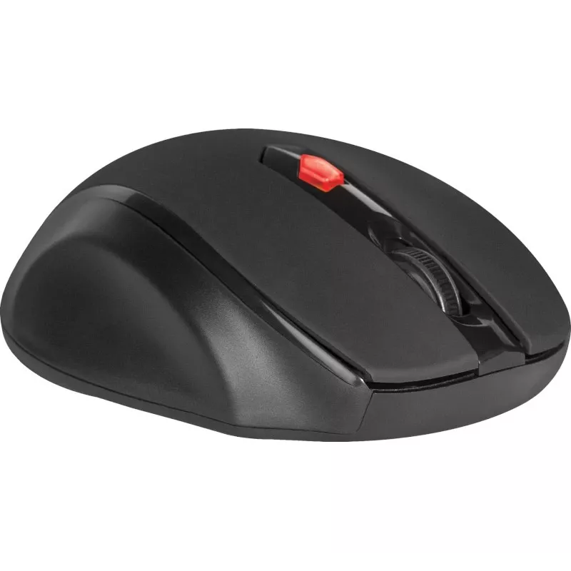 Juhtmevaba RF optiline paremakäeline hiir DEFENDER ULTRA MM-315 — 1600 DPI, 6 nuppu, USB vastuvõtja, must