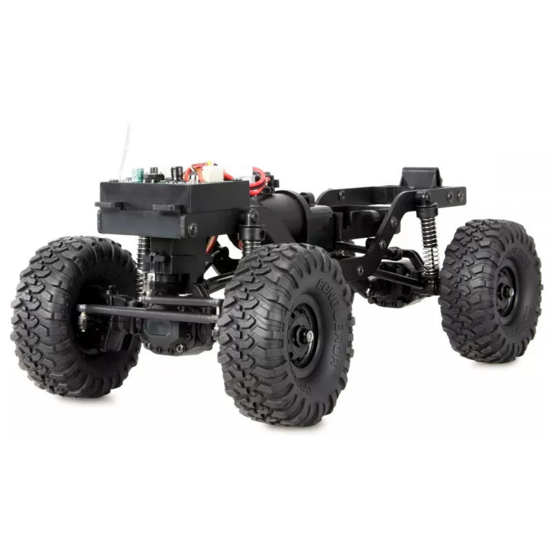 RC roomik Amewi Mini‑D90 4WD 1:16 RTR kaugjuhitav maastikusõiduk, 4‑rattavedu, mõõtkava 1:16