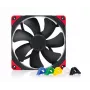 140 mm Noctua NF-A14 PWM chromax.Must.swap korpuse ventilaator, 12V, 300–1500 RPM, PWM, 140.2 m³/h, 24.6 dB
