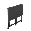 Maclean kokkupandav laud, must, mobiilne, 100x50cm, max 50kg MC-1250 B