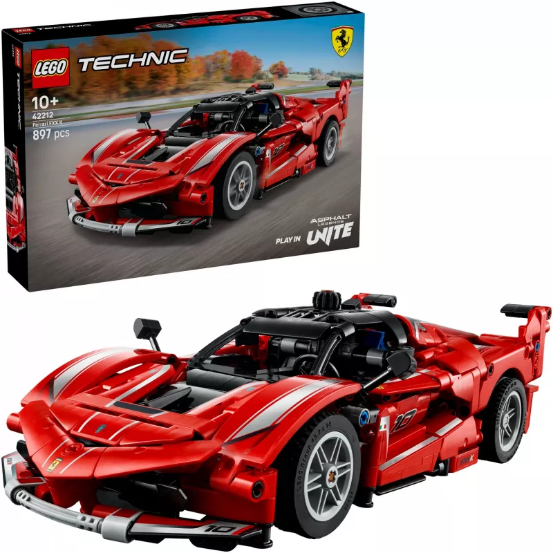 LEGO Technic Ferrari FXX K ehitusmänguasi, mõõtkavas 1:10, 897 osa, vanusele 10+