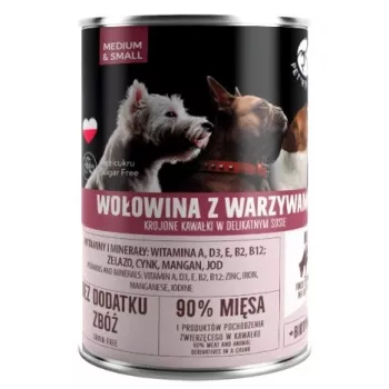 Märg koeratoit PetRepublic DOG 400 g, tükid kastmes veiseliha ja köögiviljadega, väikestele ja keskmistele koertele