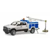 Auto Dodge RAM 2500 Service With Rotating Light Rooster BRUDER 02509