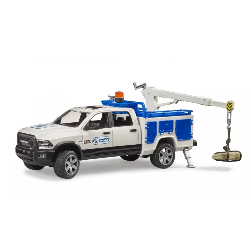 Auto Dodge RAM 2500 Service With Rotating Light Rooster BRUDER 02509